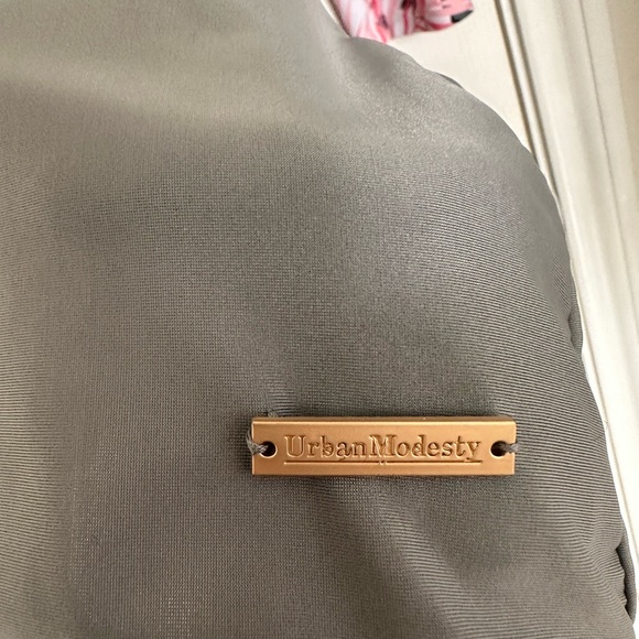 Urban Modesty Floral and Gray Burkini - Picture 4 of 6